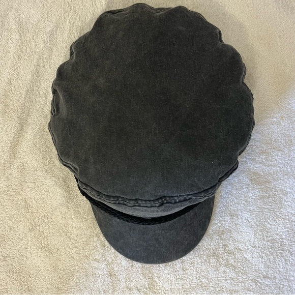 David and Young Gray Denim Cap with Black Trim - Picture 10 of 15